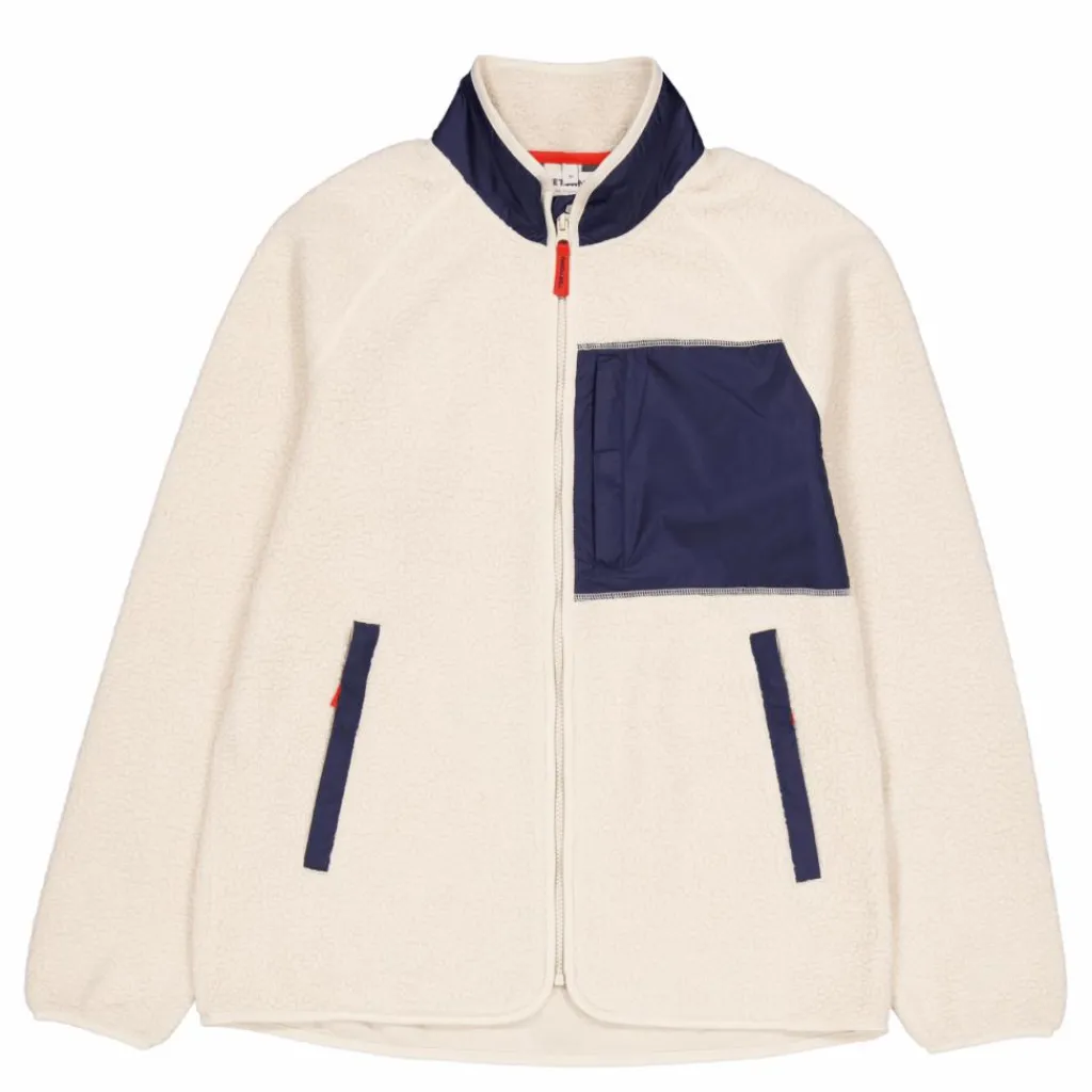 Tretorn Farhult Pile Patch Jacket Light Begie Rosa Clearance