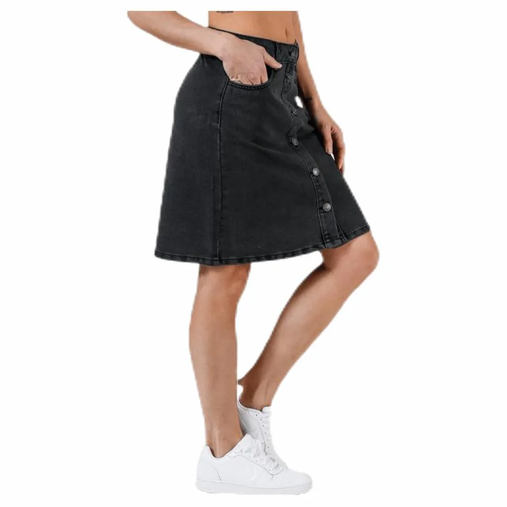 Farrah Reg Dnm Skirt Black*Only Sale