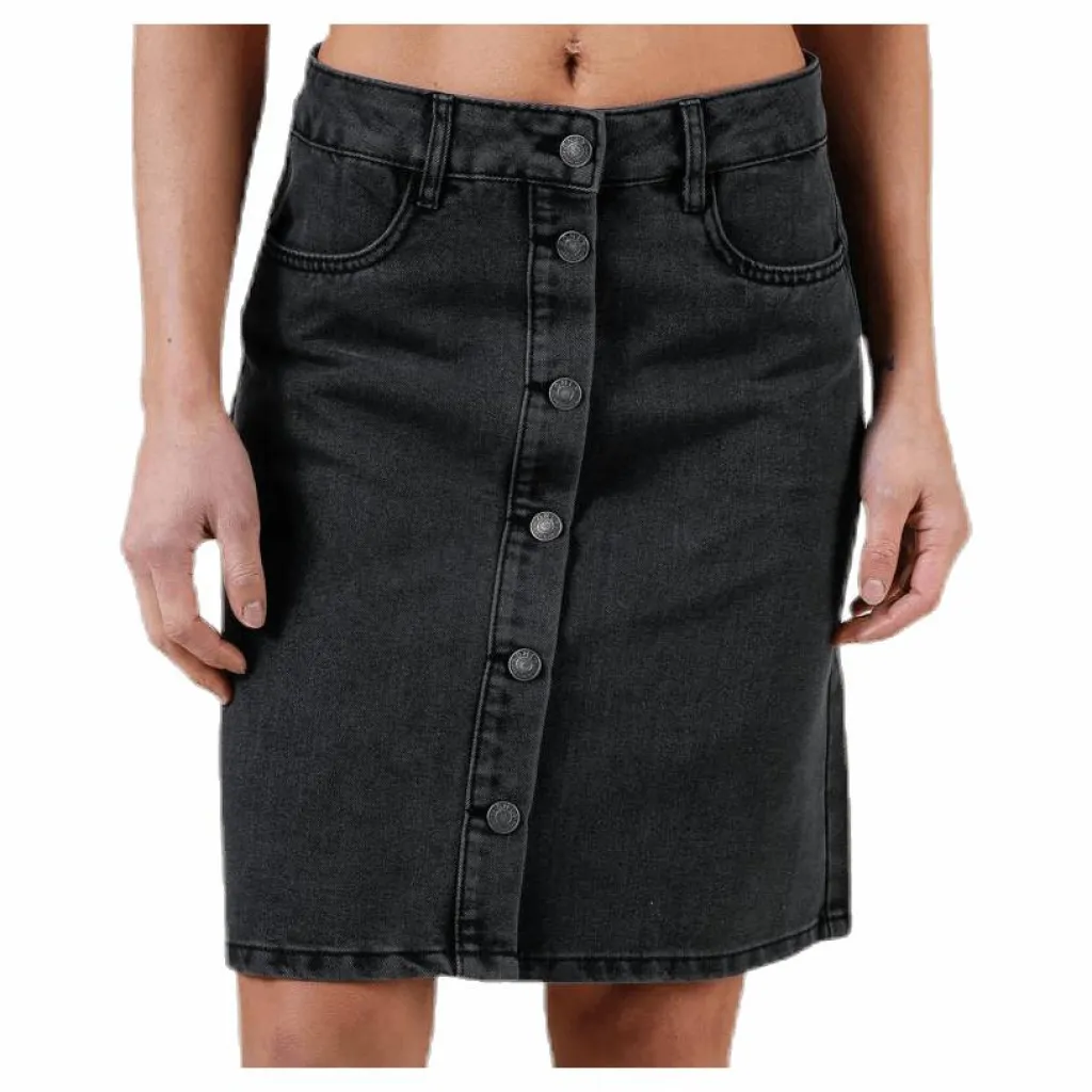 Farrah Reg Dnm Skirt Black*Only Sale