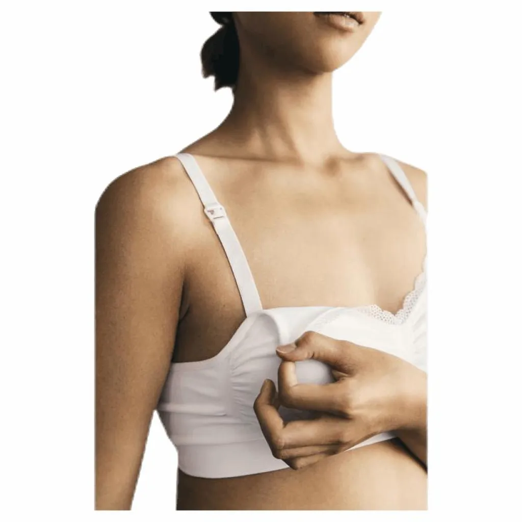 Boob Fast Food Classic Bra White Vit New