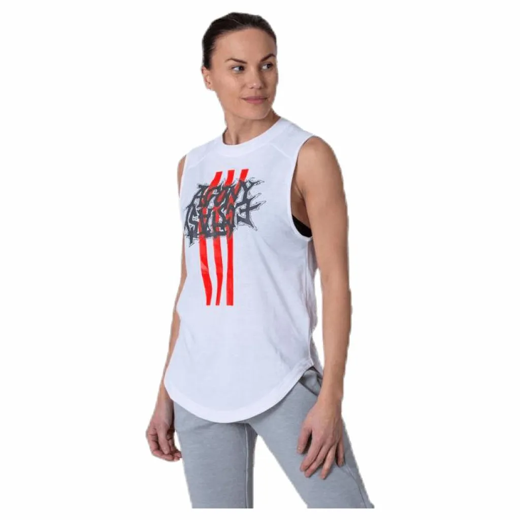 adidas Fast GFX Tank White Vit Best