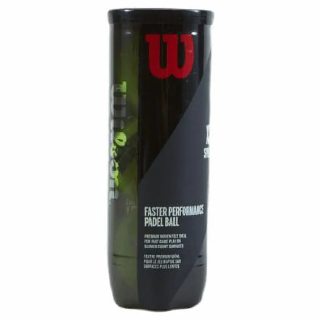 Wilson Faster Performance Padel Ball Yellow Svart Best