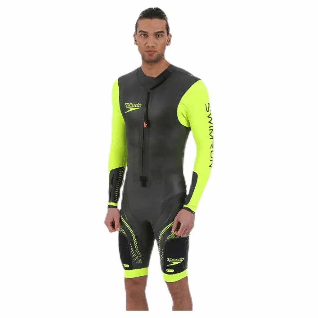 Fastskin Swimrun Male Suit Black/Yellow*Speedo Outlet