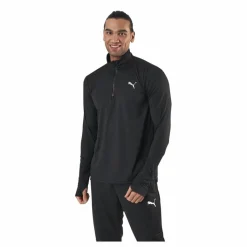 Puma Favorite 1/4 Zip Black Svart