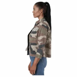 Only Favourite 7/8 Sequin Jacket Otw Black Svart Sale