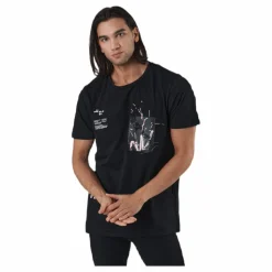 Jack & Jones Fedo Tee Ss Crew Neck Svart Hot