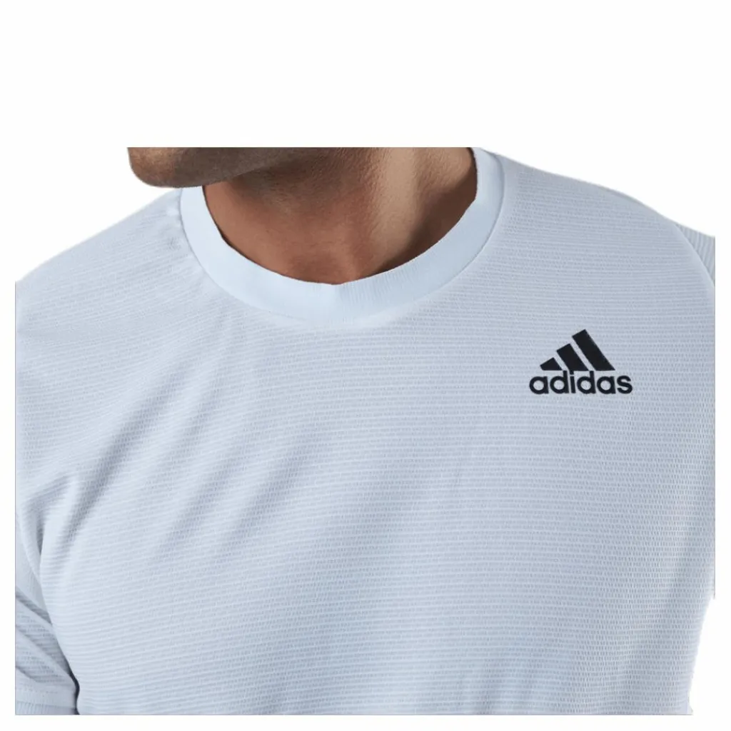 adidas Tennis Feelift Solid Tee Heat Rdy White Vit