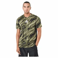 adidas Feelstrcamo Tee Focus Olive/white Grön