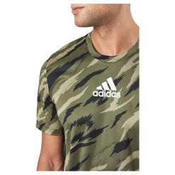 adidas Feelstrcamo Tee Focus Olive/white Grön
