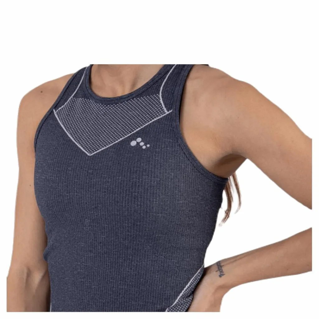 Only Play Fifi Life Slim Circular Sl Tank Blue Blå Clearance