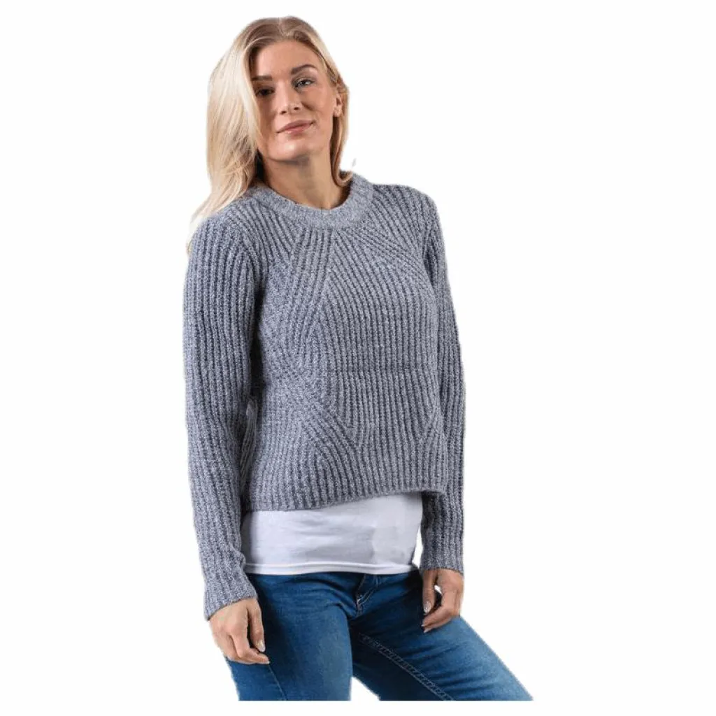 Fiona L/S Pullover Knt Grey*Only Discount
