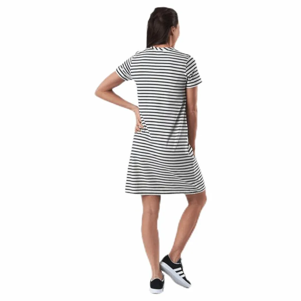 Holebrook Fiona Tee Dress Blue/White Blå och Vit Online