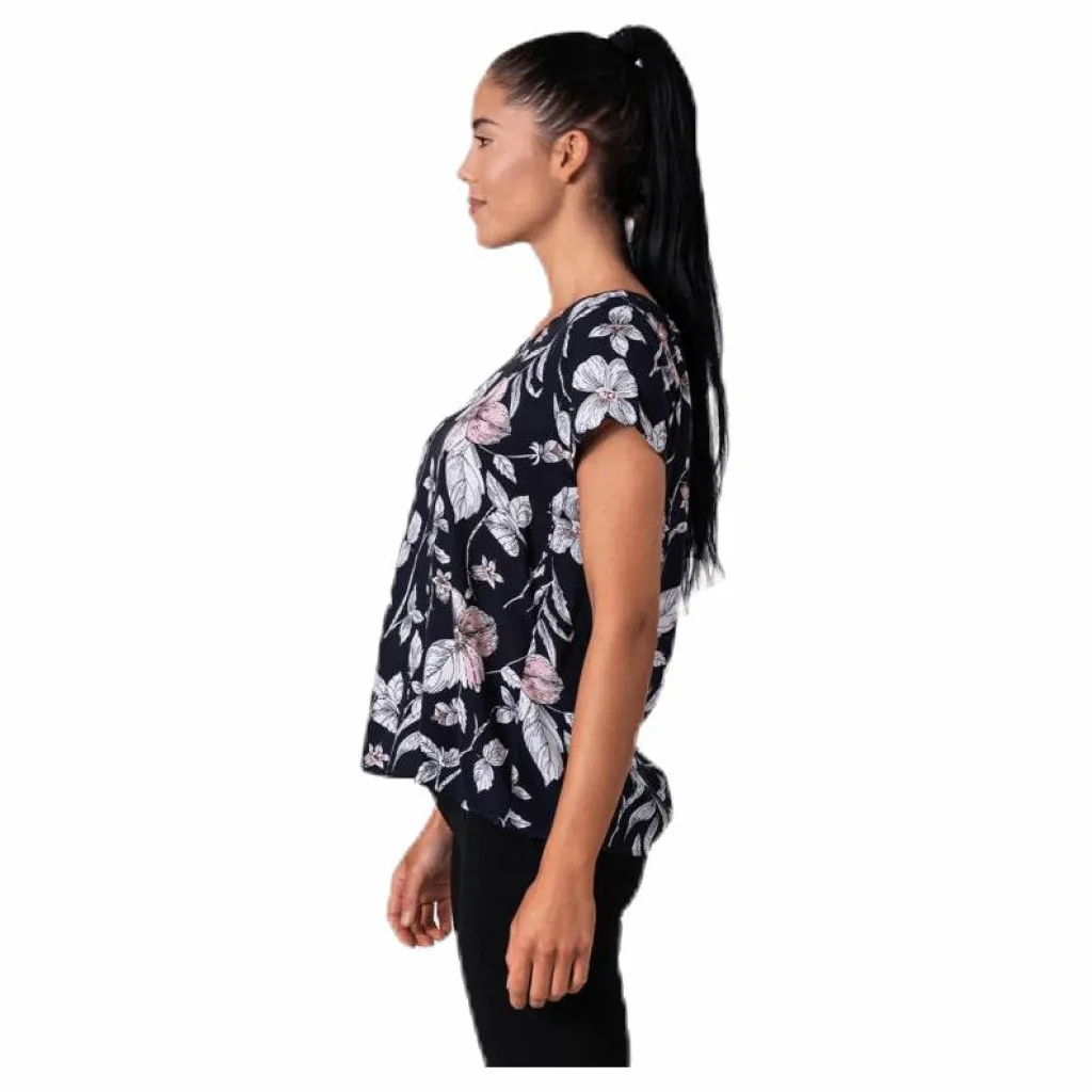 Only First One Ss Aop Top Blue Blå New