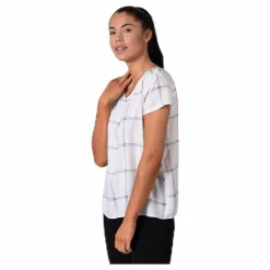 First One Ss Aop Top White*Only Clearance