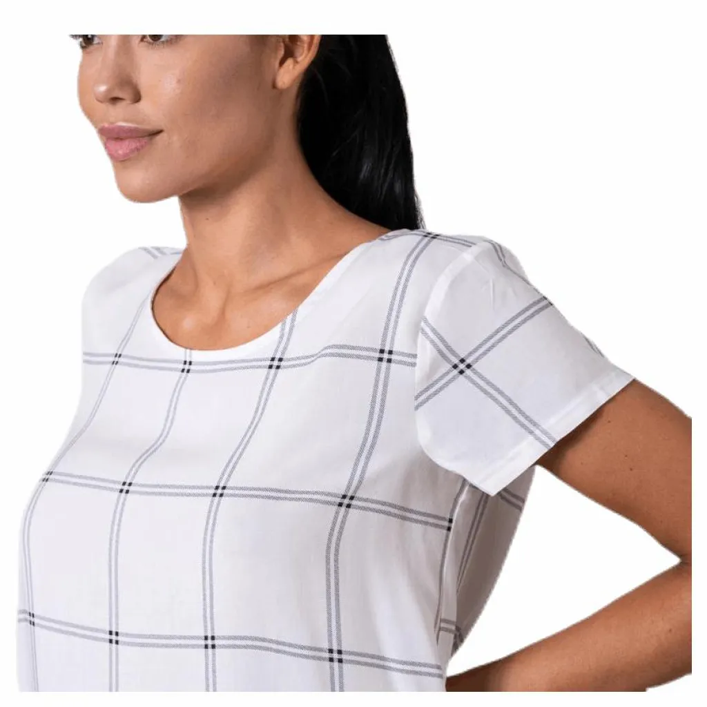 First One Ss Aop Top White*Only Clearance