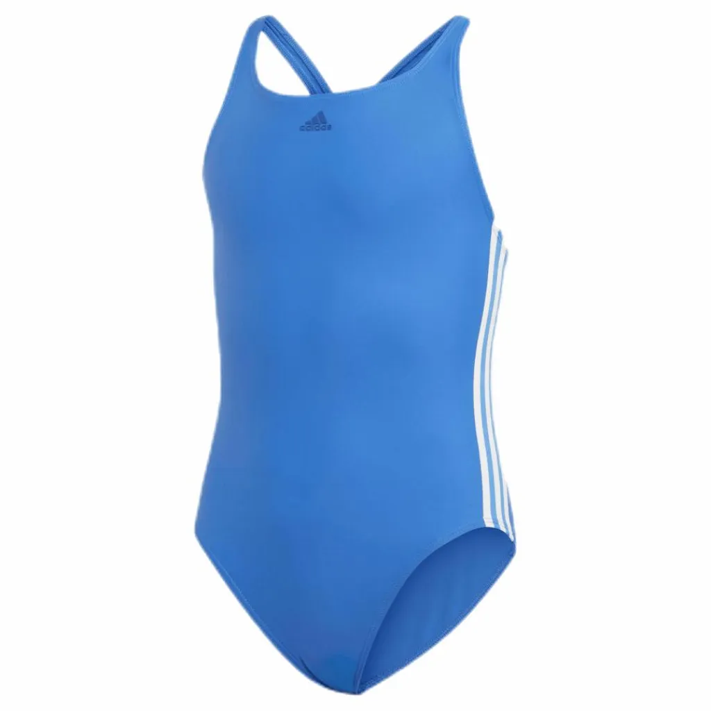 adidas Fit Suit 3 Stripe Youth Blue Blå