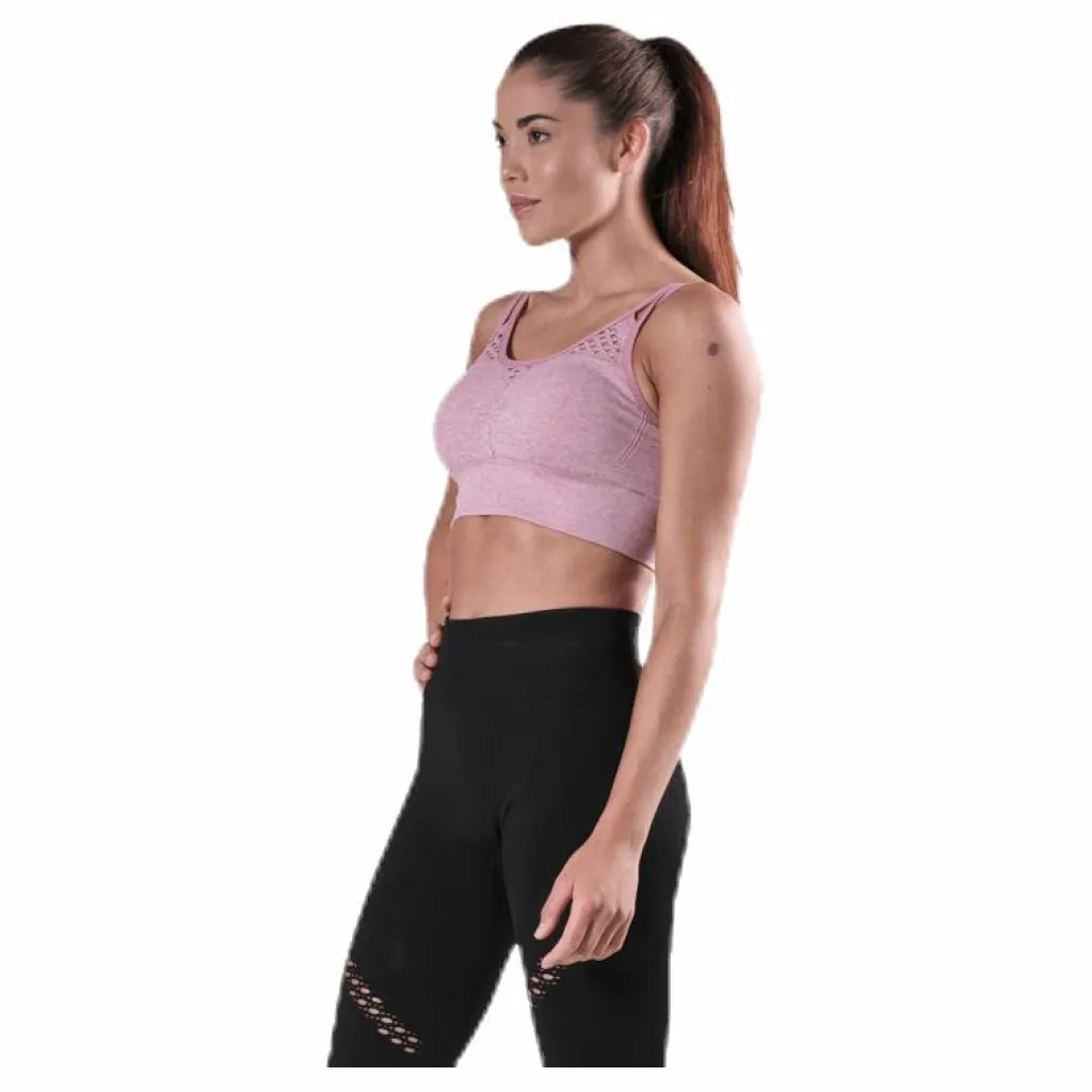 BLACC Fitness Seamless Mesh Bra Pink Rosa Sale