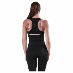 BLACC Fitness Seamless Mesh Tank Black Svart Clearance