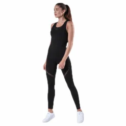 BLACC Fitness Seamless Mesh Tank Black Svart Clearance