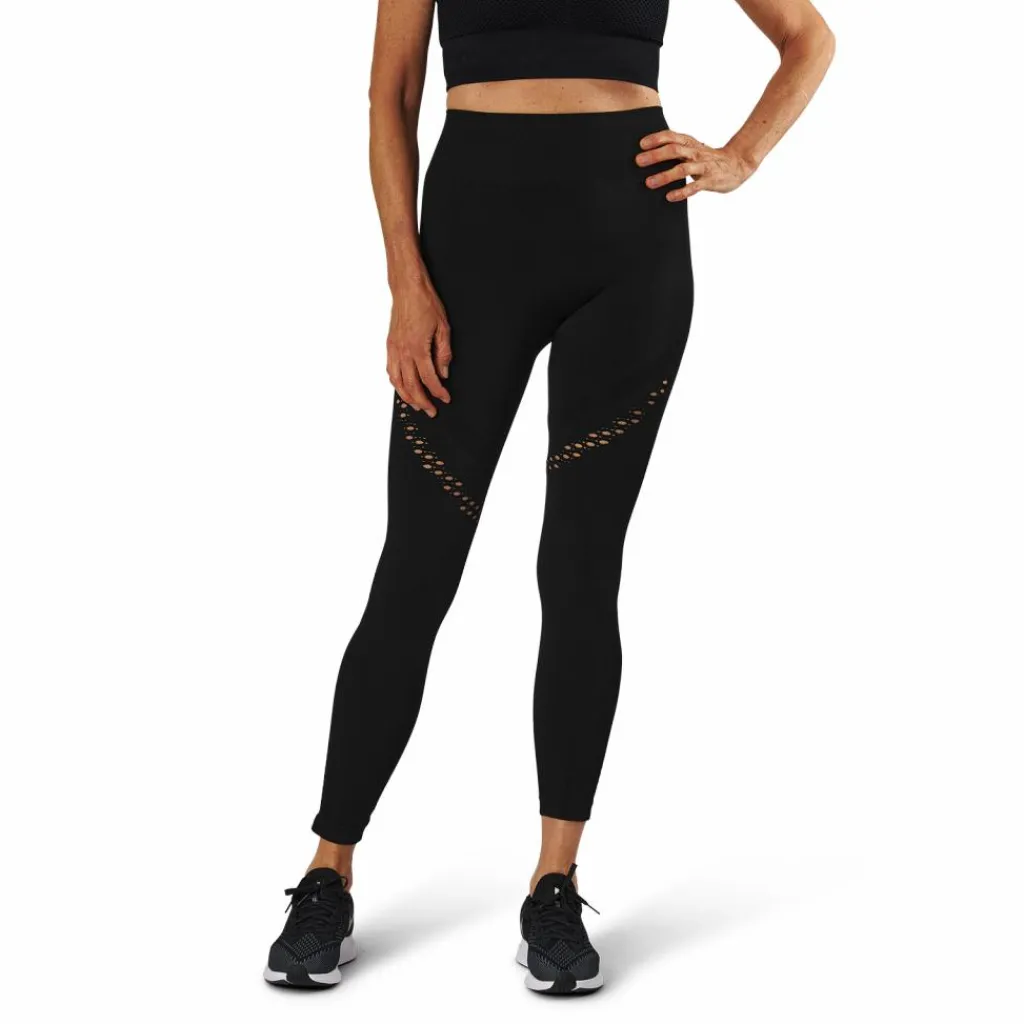 Fitness Seamless Mesh Tights Black*BLACC Clearance