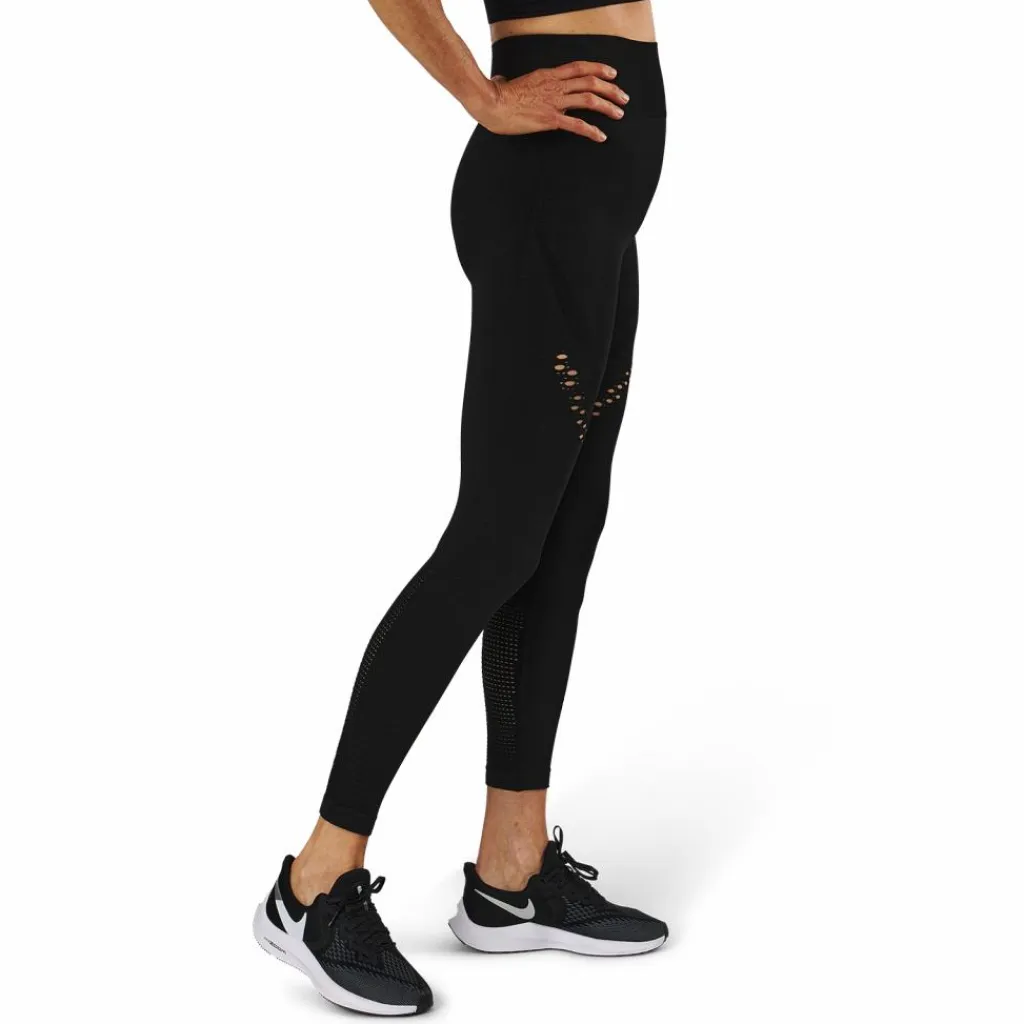Fitness Seamless Mesh Tights Black*BLACC Clearance