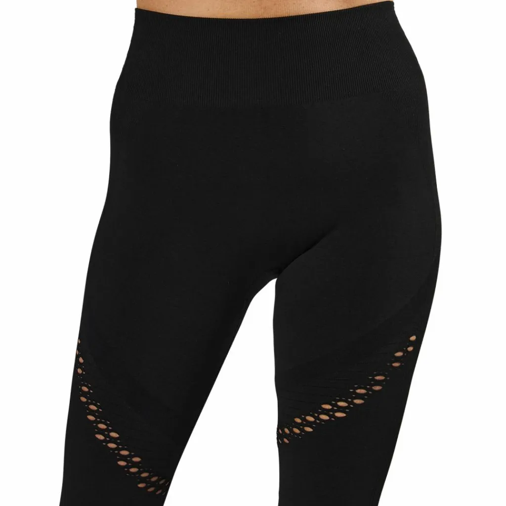 Fitness Seamless Mesh Tights Black*BLACC Clearance