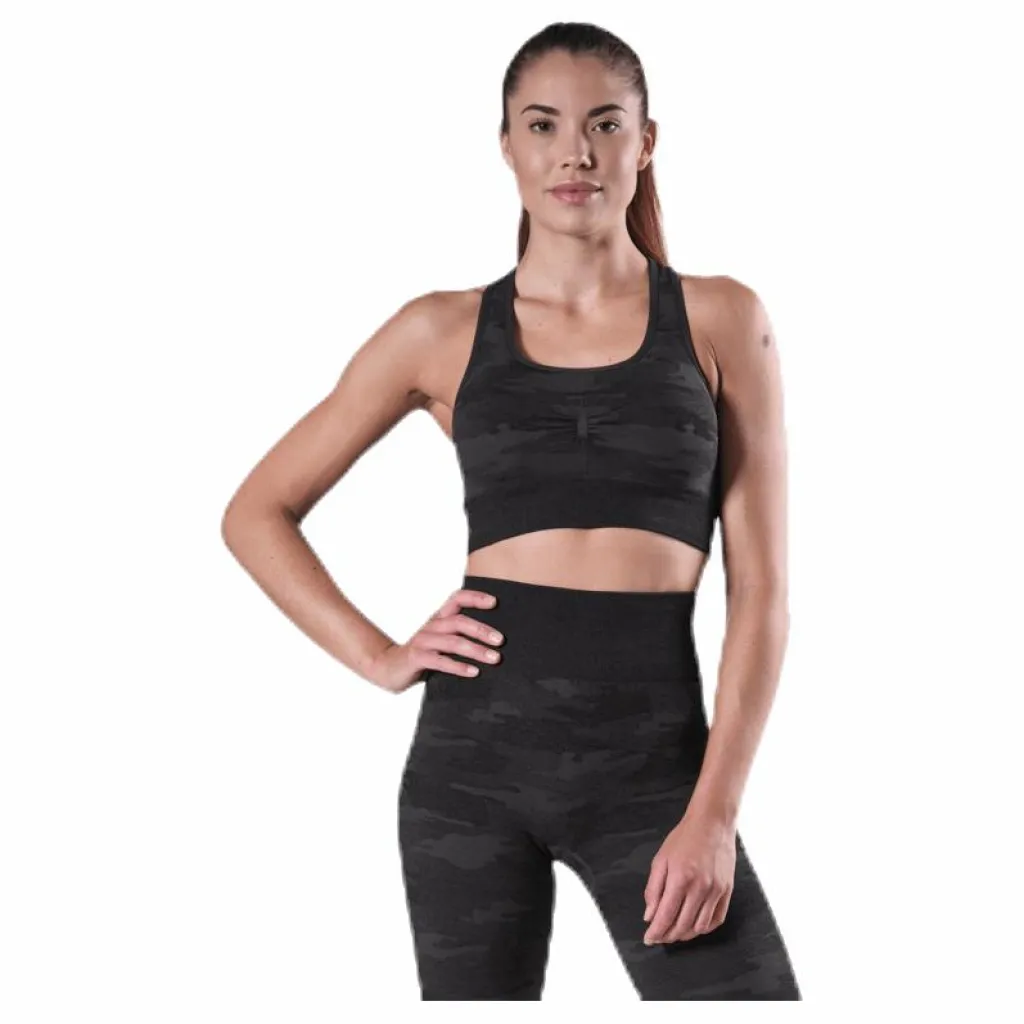 BLACC Fitness Seamless Racerback Bra Patterned/Black Mönstrad och Svart Discount