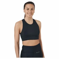 BLACC Fixed High Support Bra Black Svart New