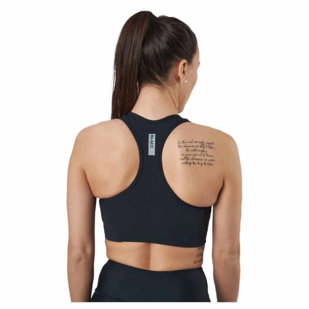 BLACC Fixed High Support Bra Black Svart New