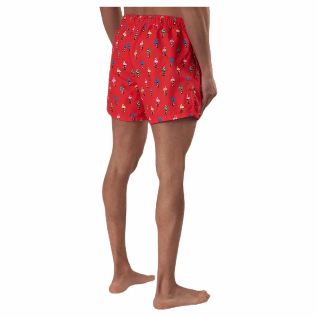 Happy Socks Flamingo Swimshorts Red Röd Clearance