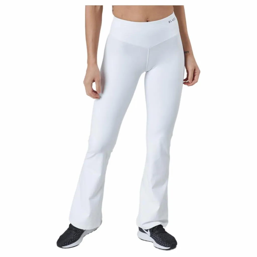 BLACC Flatter High Waist Flare Pants White Vit Discount