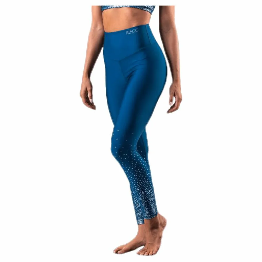 BLACC Flatter High Waist Tights Limited Blue Blå New