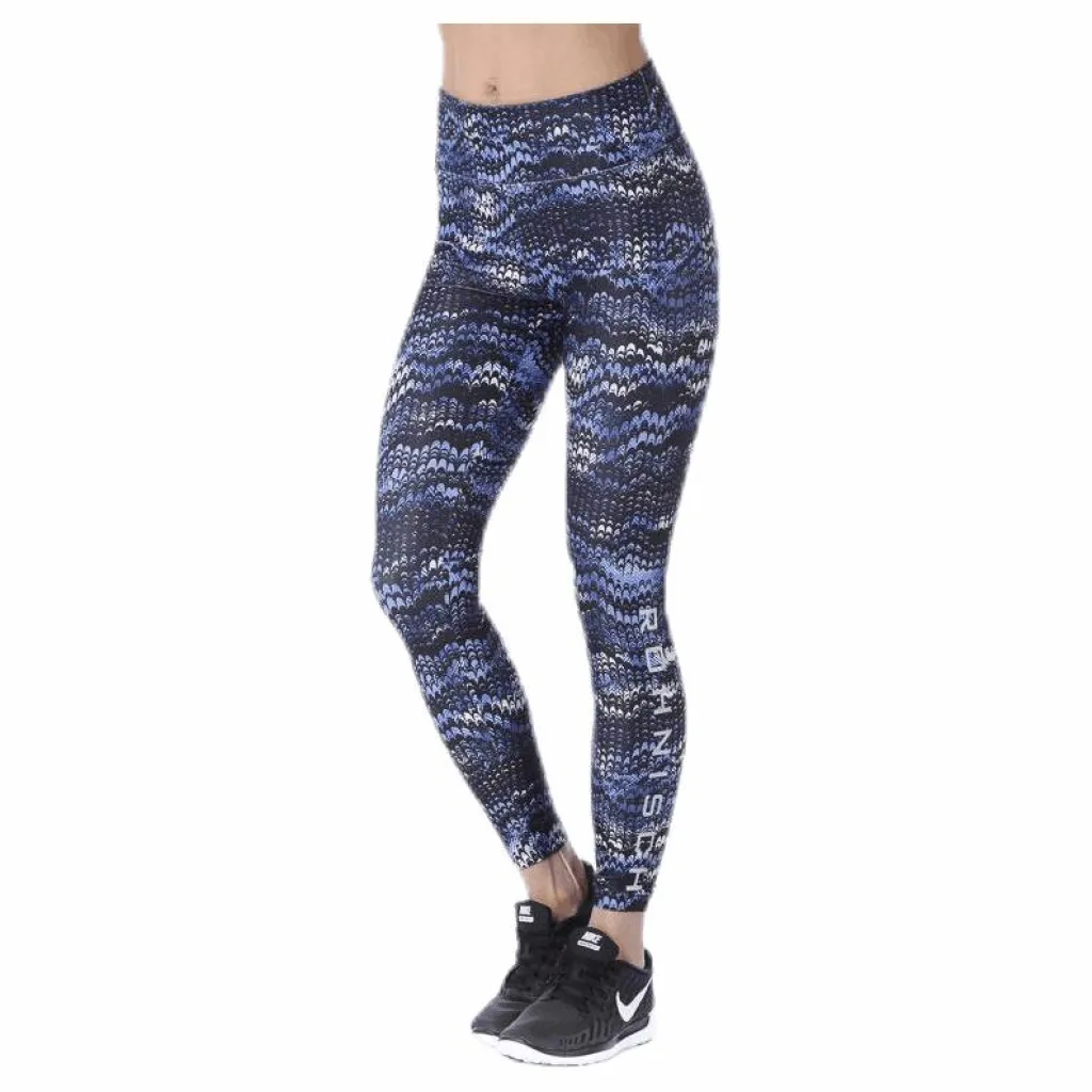 Flattering AOP Tights Blue/Black*Röhnisch Outlet