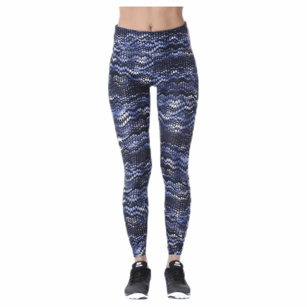 Flattering AOP Tights Blue/Black*Röhnisch Outlet