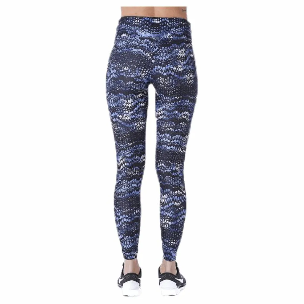 Flattering AOP Tights Blue/Black*Röhnisch Outlet
