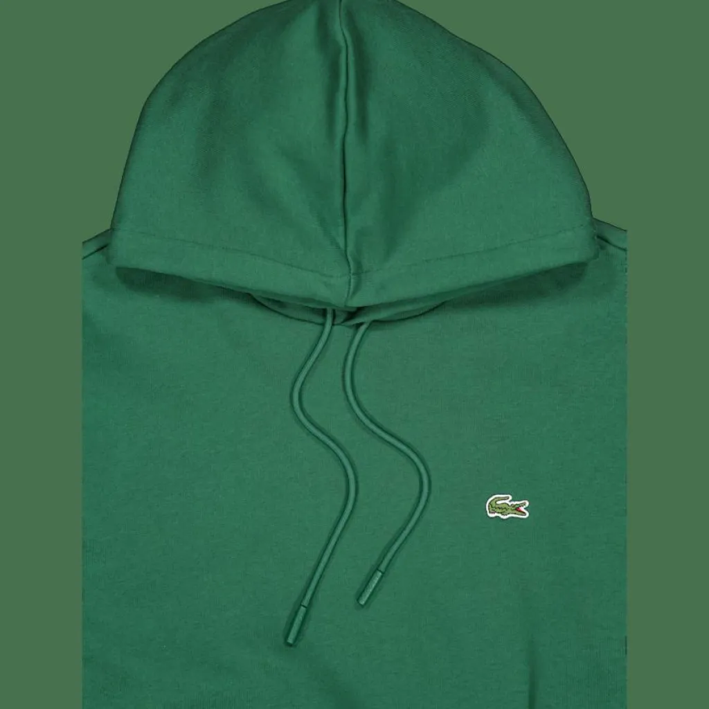 Lacoste Fleece Hoodie Green Sale