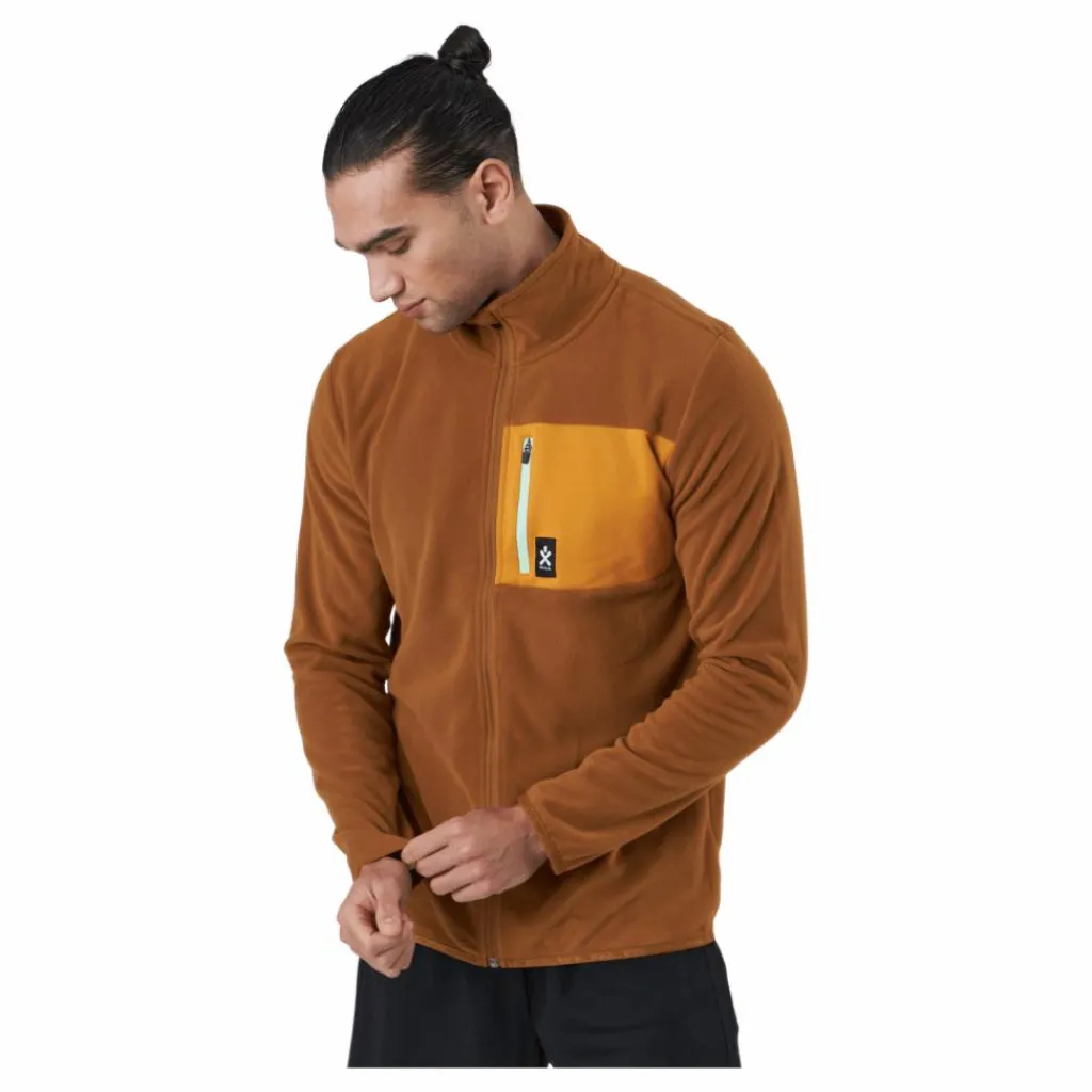 Bula Fleece Jacket Rubber Brun Best