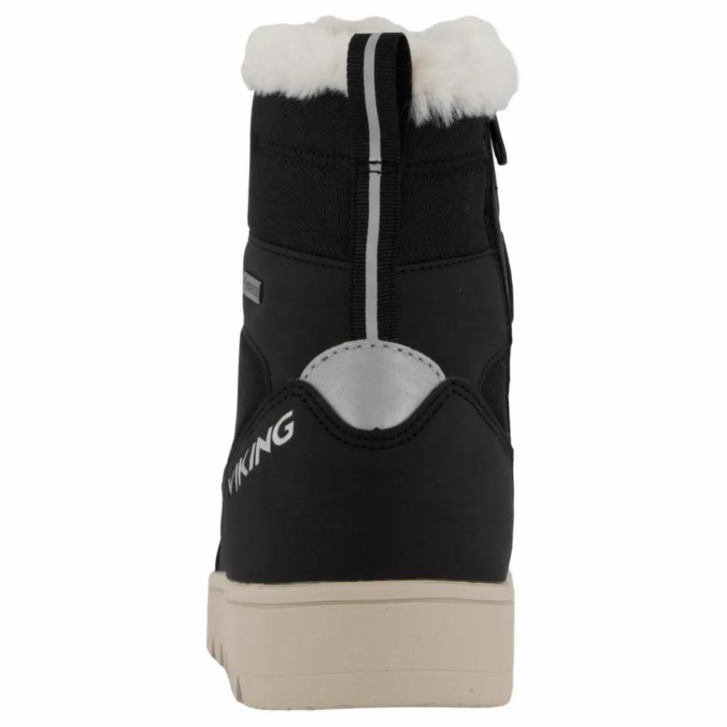 Viking Fleek Warm Gtx Zip Black Svart Discount