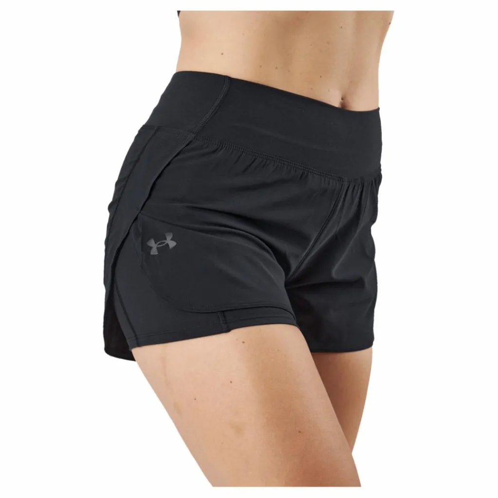 Under Armour Flex Woven 2-in-1 Short Black Svart Online