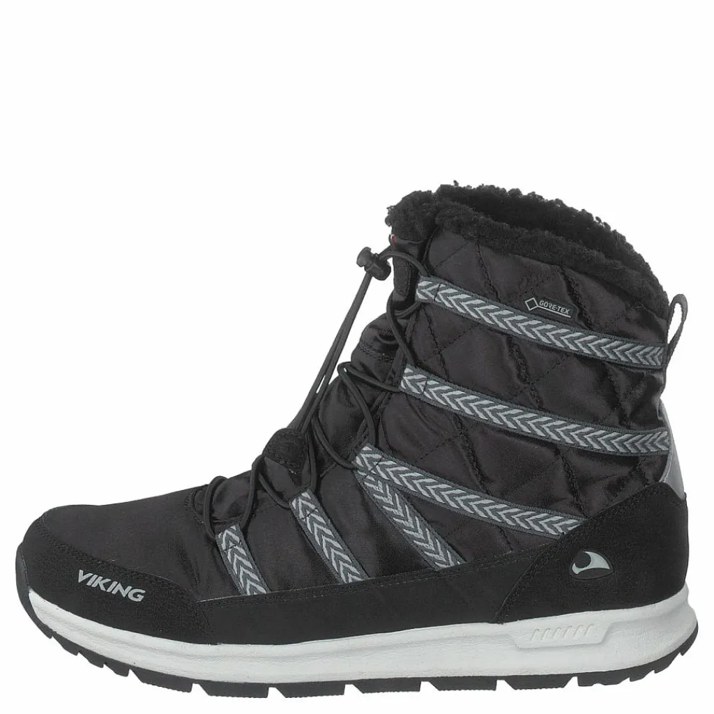 Viking Flinga Jr Gtx Black/white Svart Online