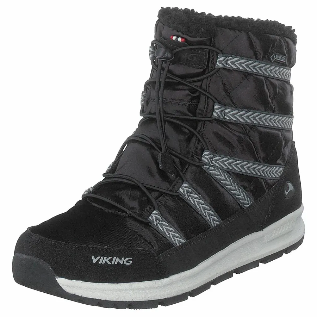 Viking Flinga Jr Gtx Black/white Svart Online