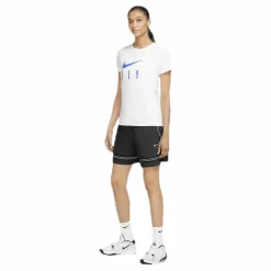 Nike Fly Crossover Short White/Black Svart Discount