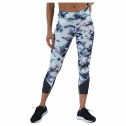 Under Armour Fly Fast Printed Crop Blue Blå Best