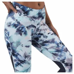 Under Armour Fly Fast Printed Crop Blue Blå Best
