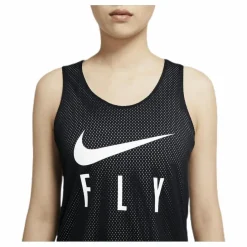 Nike Fly Reversible Jersey White/Black Svart Discount