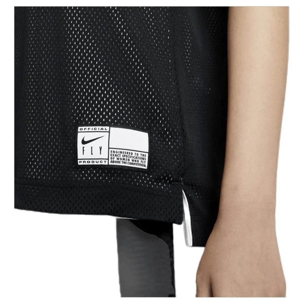 Nike Fly Reversible Jersey White/Black Svart Discount