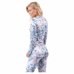 Endurance Forget-Me-Not Printed L/S Tee Patterned Mönstrad Outlet