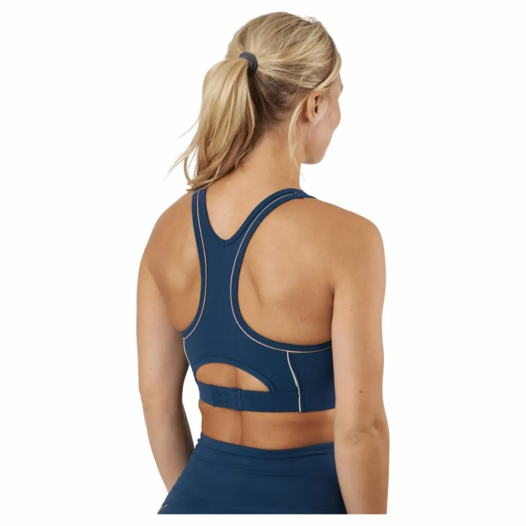 2XU Form Swift Crop Moonlight/off White Blå Hot