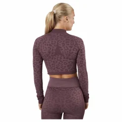 Formknit Seamless Cropped 1/4 Dusty Plum-leopard Print*Puma Sale