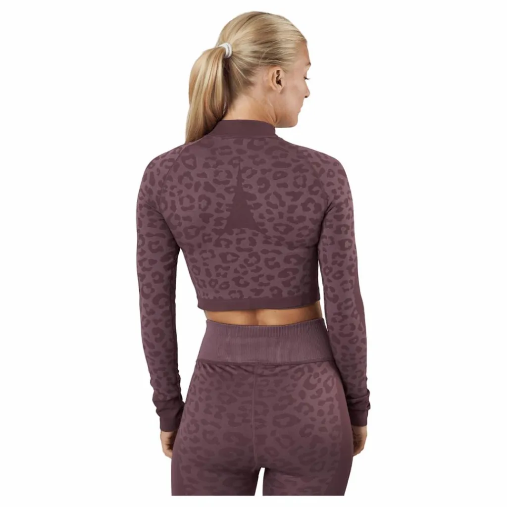 Formknit Seamless Cropped 1/4 Dusty Plum-leopard Print*Puma Sale